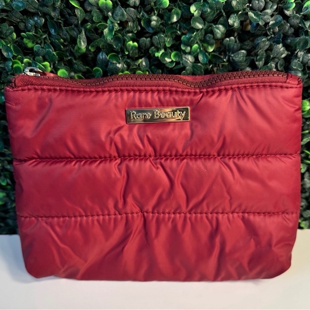 Rare Beauty Puffy Makeup Bag Sultry Berry x Only Murders in the Building New